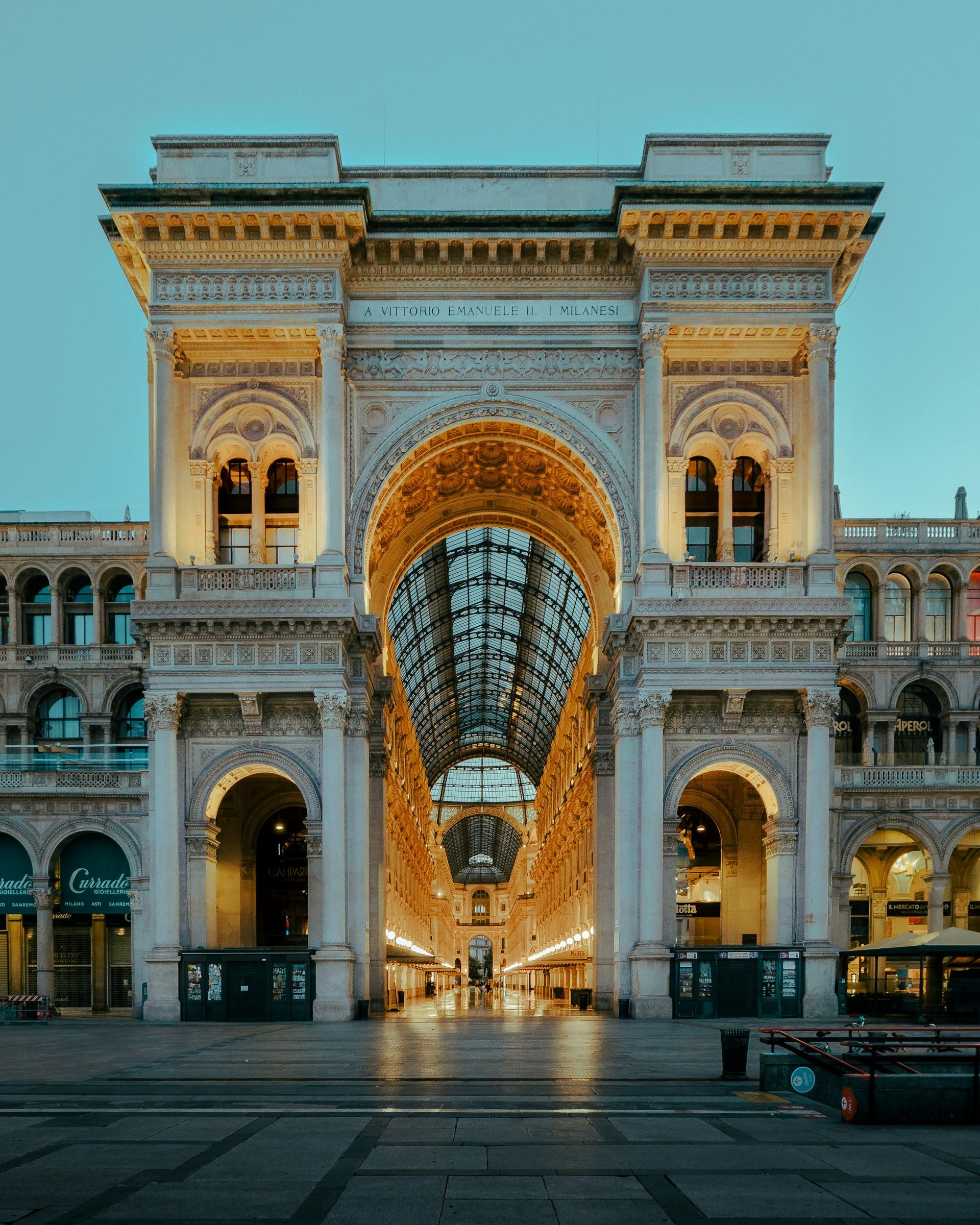 Η Galleria Vittorio Emanuele II, η ιστορική στοά του Μιλάνου
